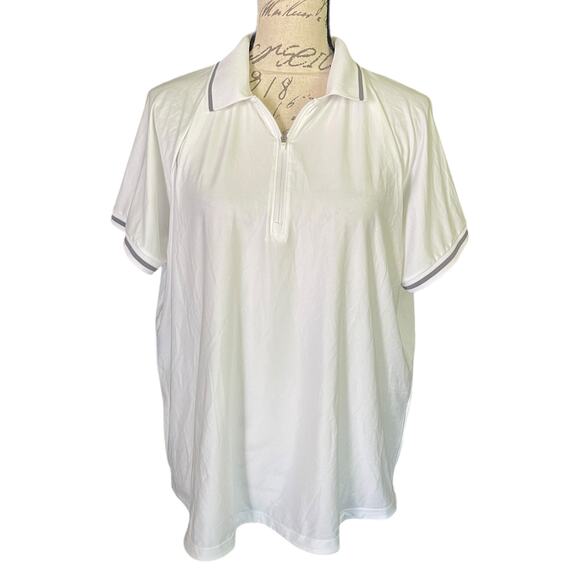 Mondetta White Short Sleeve Polo Shirt Size XXL NWOT - Picture 1 of 4